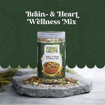 Brain & Heart Wellness Mix – Roasted & Salted | KenzNuts