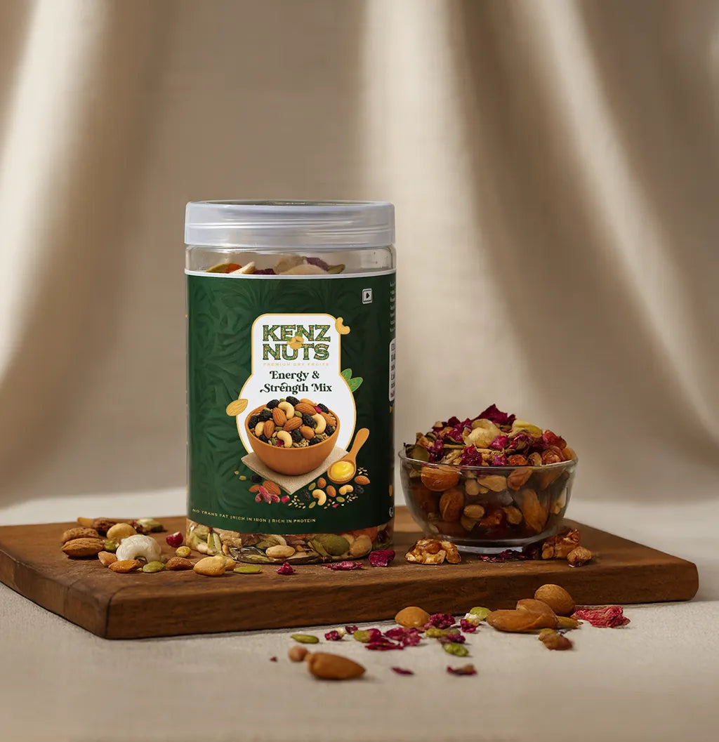 Energy & Strength Mix – Kharik, Seeds & Ghee | KenzNuts