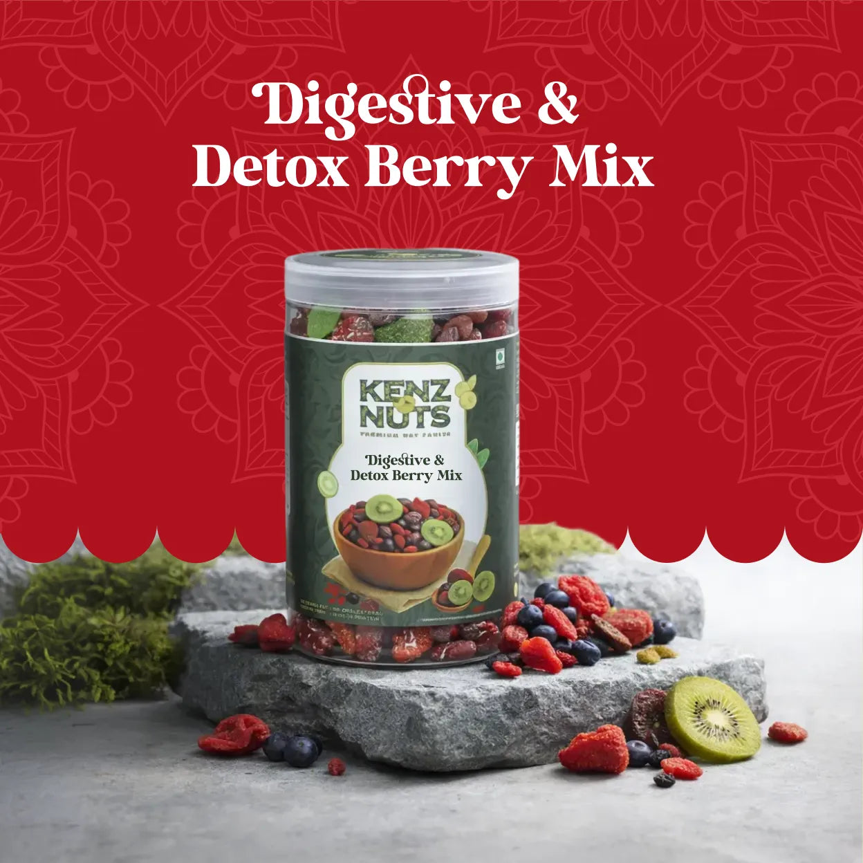Digestive & Detox Berry Mix | KenzNuts