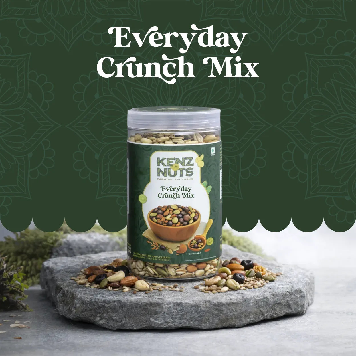 Everyday Crunch Mix – Roasted & Salted Dry Fruits | KenzNuts