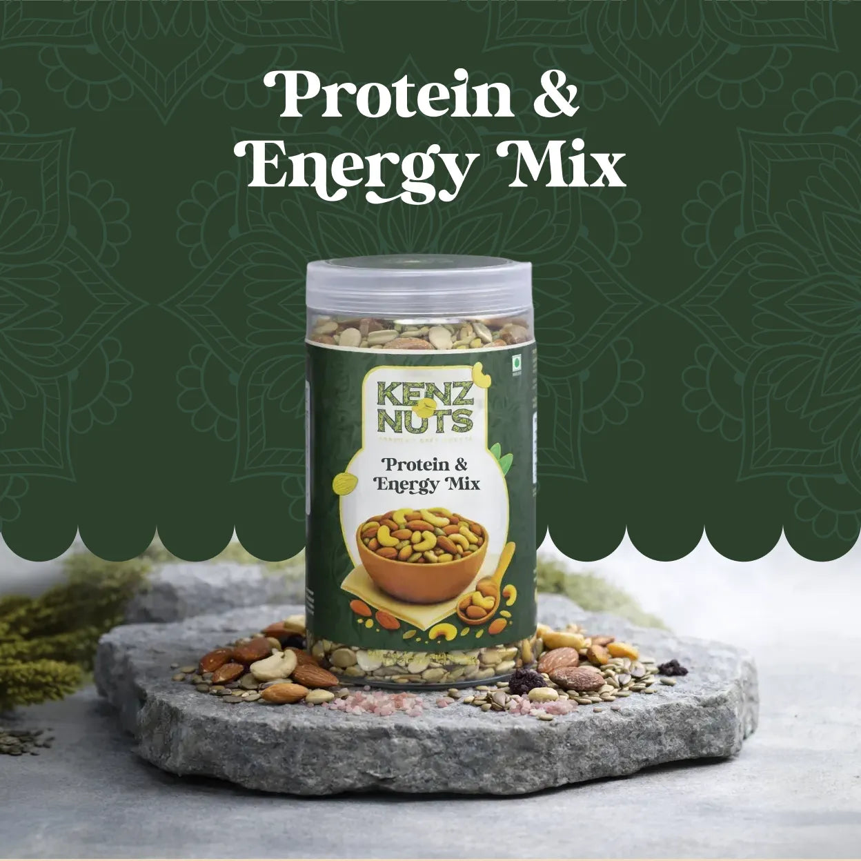 Protein & Energy Mix – Roasted & Salted Dry Fruits | KenzNuts